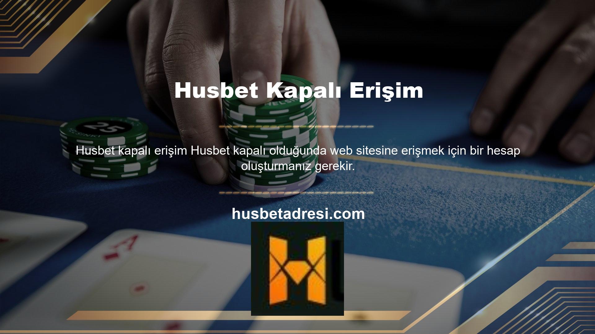 Husbet web sitesinde ekstra nakit kazanmak istiyorsanız, tek yapmanız gereken bir hesap oluşturmak ve işlem yapmaya başlamaktır